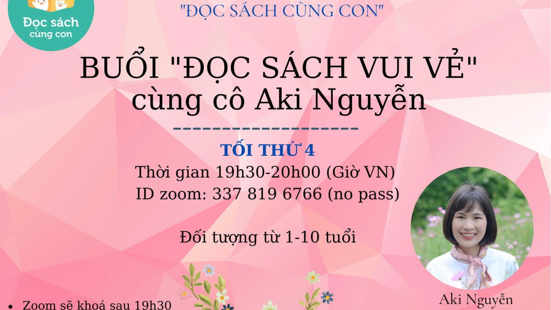 Buổi đọc sách cùng cô Aki Nguyễn